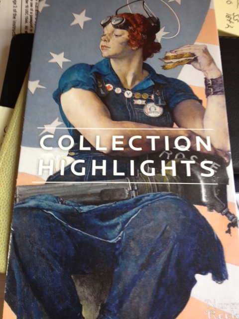 Rosie the Riveter by Norman Rockwell -- All American, right?