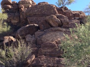 petroglyphs in the Tucson Mountains