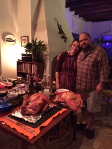 Brook and Gian, Thanksgiving chefs/bakers par excellence!